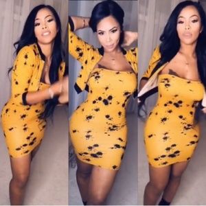 Women 2 piece dress and jacket (bee'hive) maxi